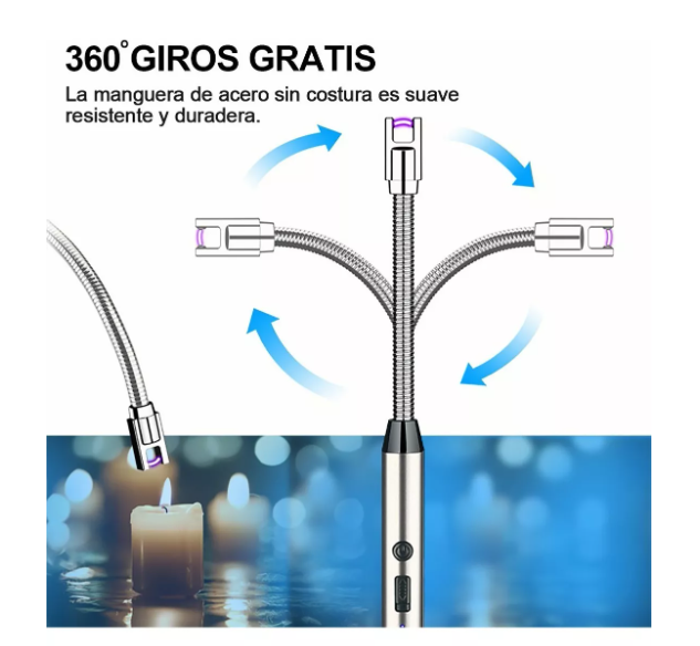 Encendedor Electrico Recargable Usb